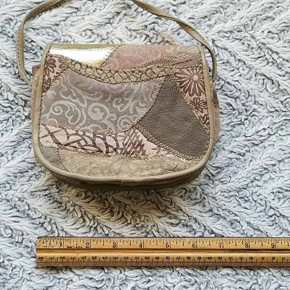 Patchwork leather pocketbook - Picture 5 of 6